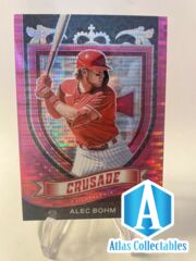 2021 Alec Bohm Rc. Chronicles Crusade Pink Pulsar Prizm #23
